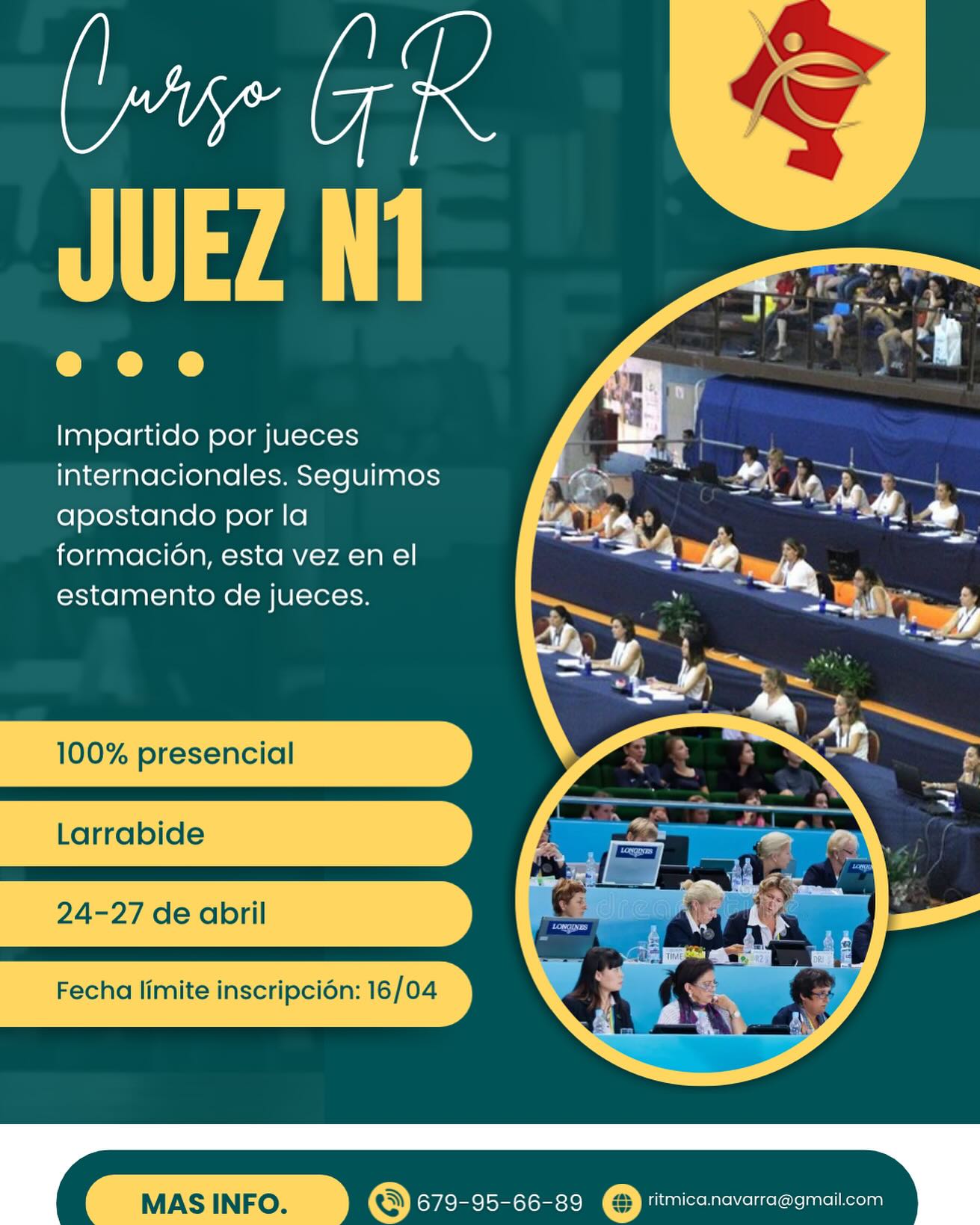 Curso de Juez Nivel 1 GR (24-27 de abril, Pamplona)